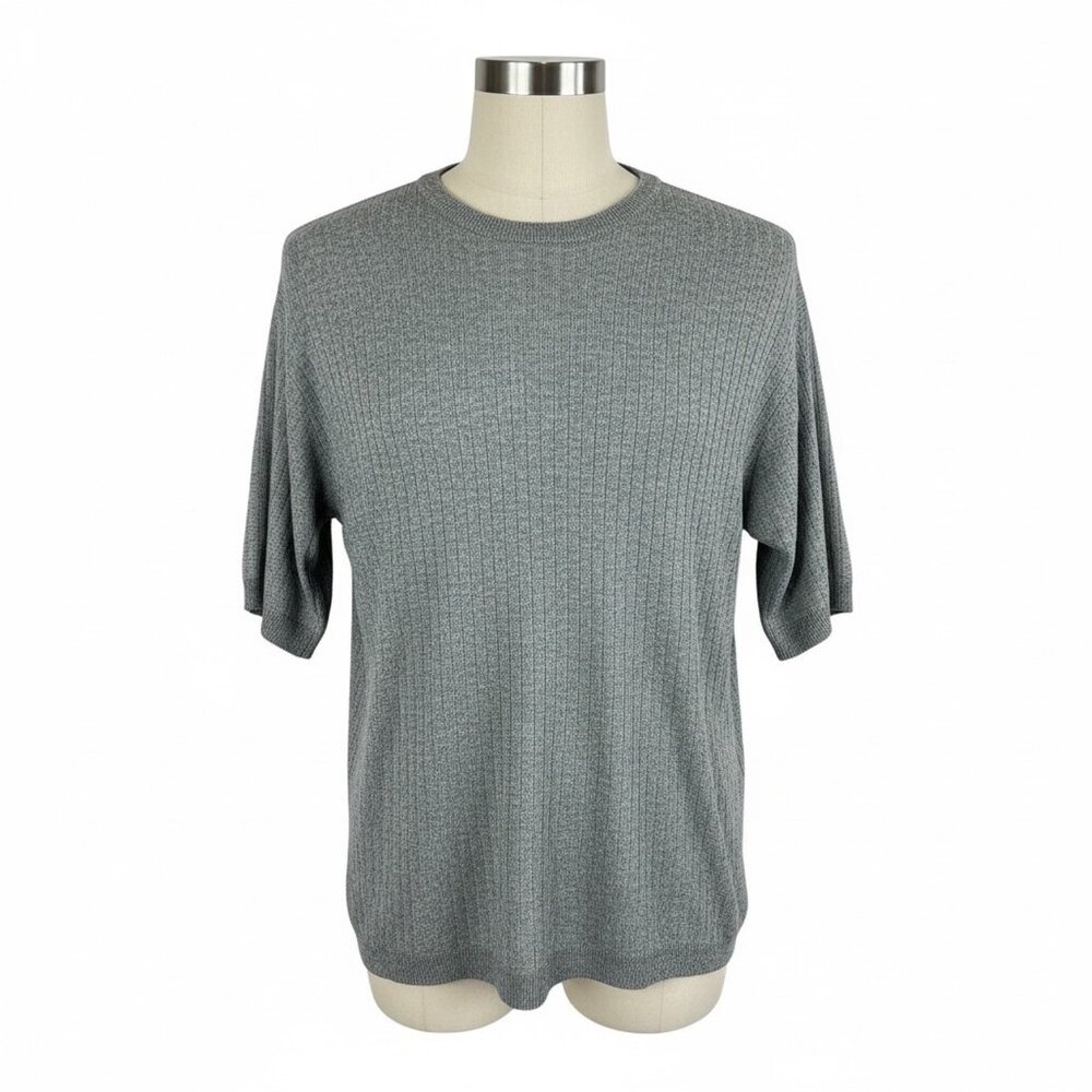 Bertoni Men's Sweater Lightweight Gray Made in Italy Size 40